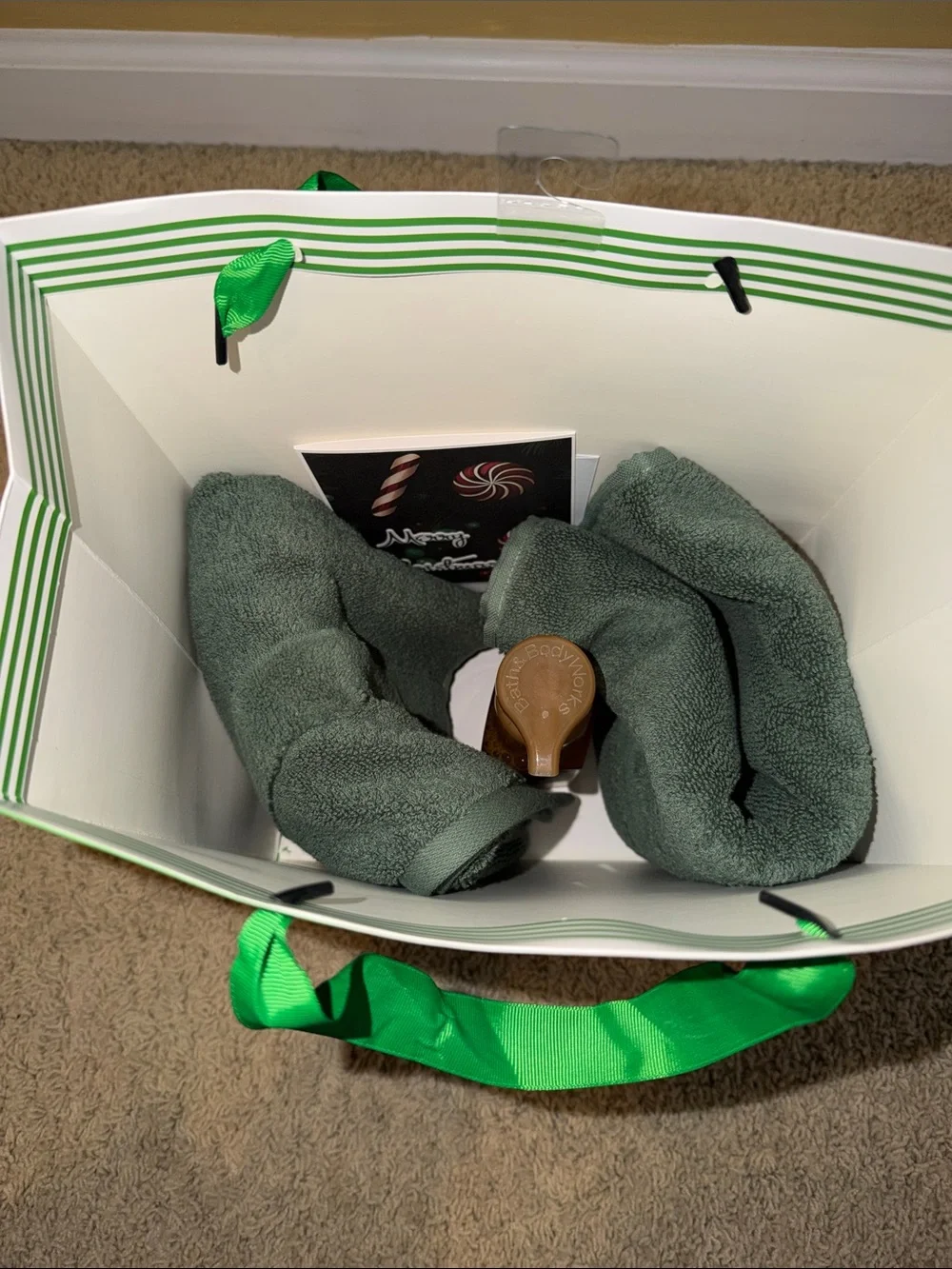 Simply Vera Vera Wang Fern Green Cotton Hand Towels